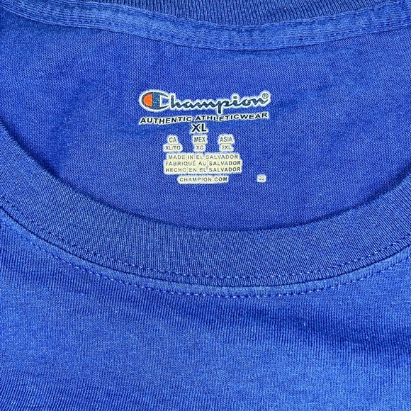 Champion Kansas Jayhawks Grandpa Vintage Y2K NCAA T-Shirt XL - Picture 7 of 8